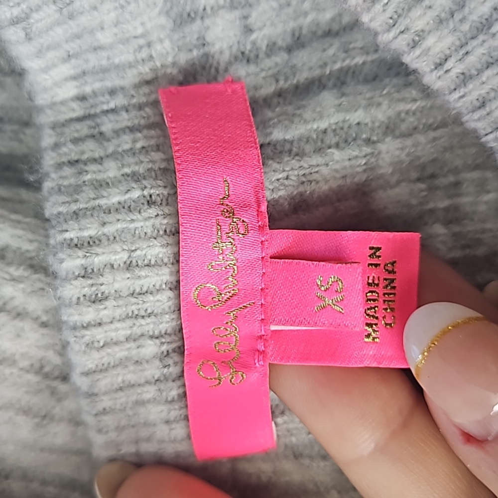 Lilly Pulitzer Arienza Dolman Cable Knit Sweater XS - Picture 5 of 6